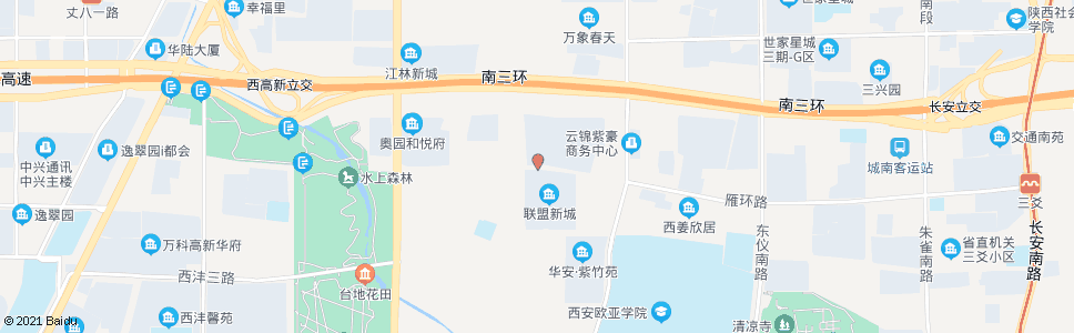 西安杜城村_公交站地图_西安公交_妙搜公交查询2024