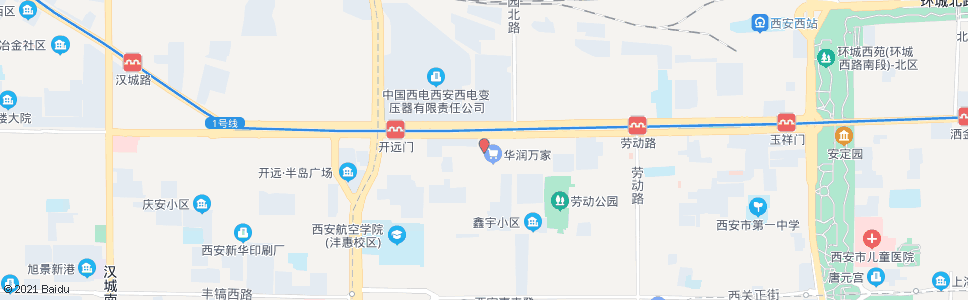 西安家世界_公交站地图_西安公交_妙搜公交查询2024