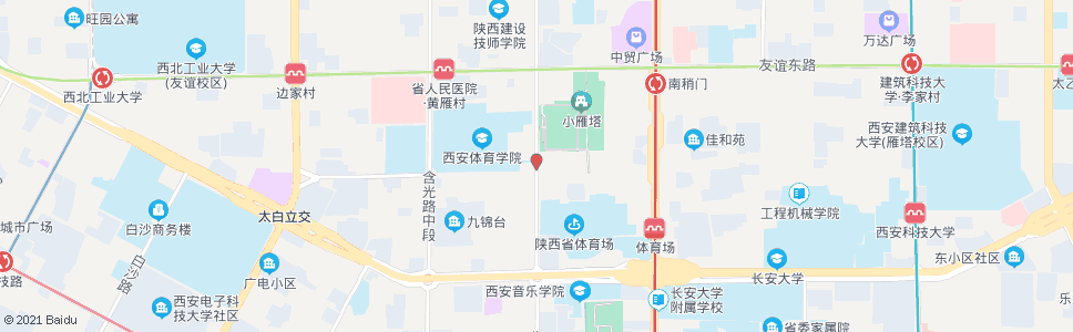 西安夏家庄_公交站地图_西安公交_妙搜公交查询2024