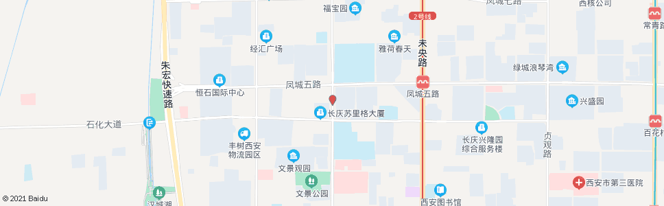 西安翁家庄_公交站地图_西安公交_妙搜公交查询2024