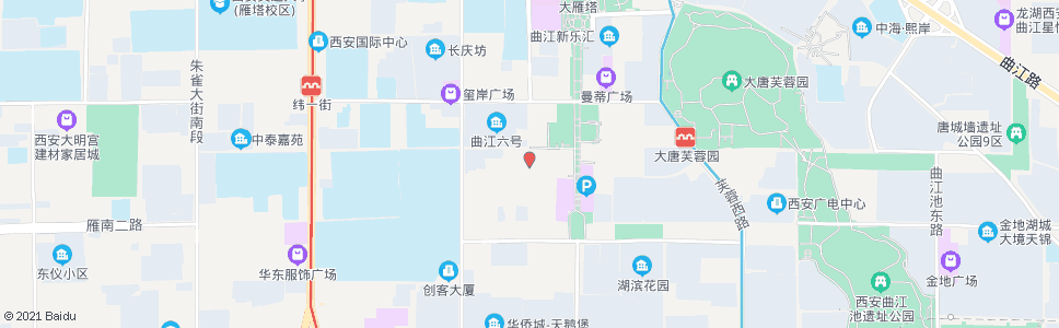 西安雁引路(慈恩西路)_公交站地图_西安公交_妙搜公交查询2024