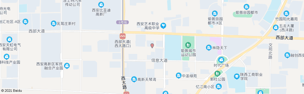 西安创新路_公交站地图_西安公交_妙搜公交查询2024
