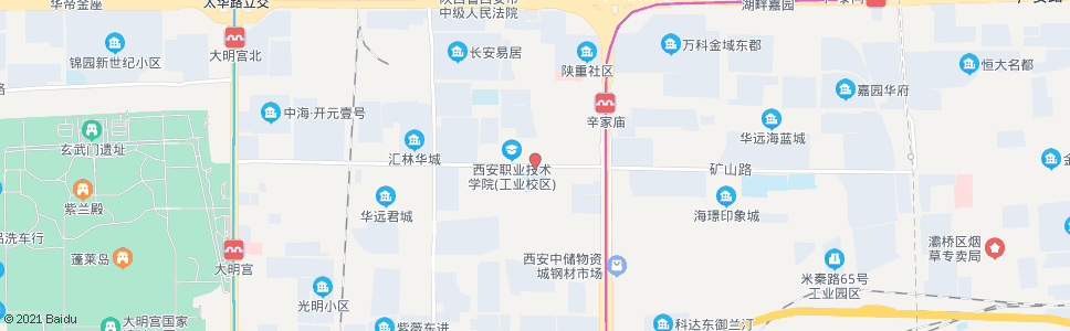 西安太元路东段_公交站地图_西安公交_妙搜公交查询2024