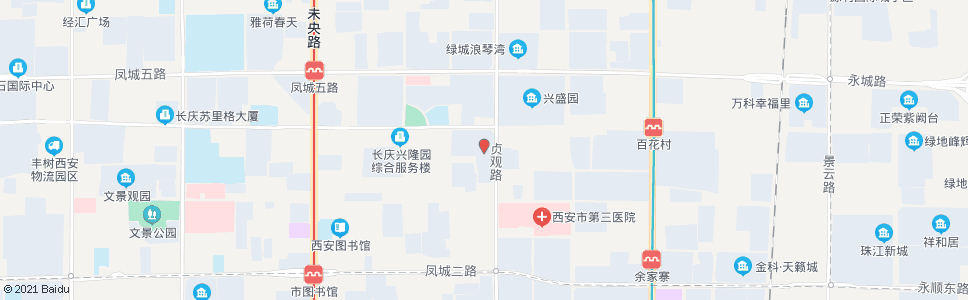 西安北十里铺西村_公交站地图_西安公交_妙搜公交查询2024