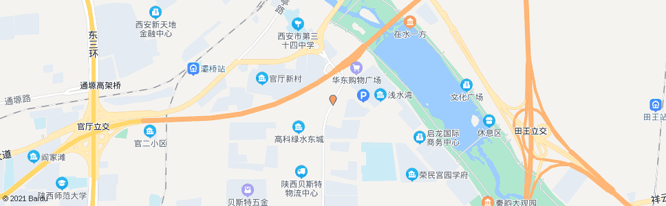 西安申家村_公交站地图_西安公交_妙搜公交查询2024