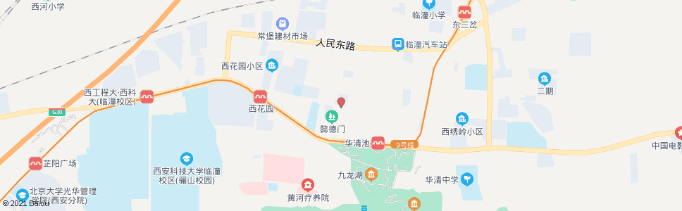 西安区医院_公交站地图_西安公交_妙搜公交查询2024