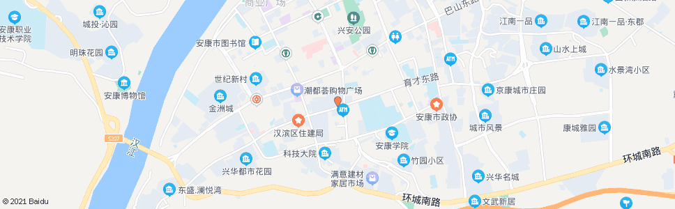 西安安康办_公交站地图_西安公交_妙搜公交查询2024