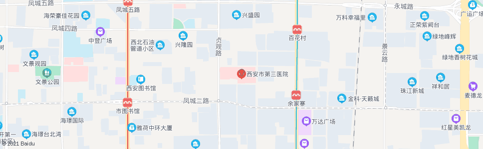 西安三二三医院_公交站地图_西安公交_妙搜公交查询2024