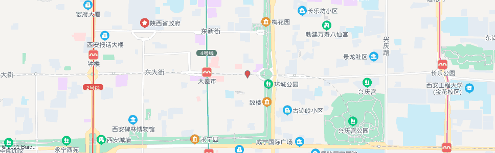 西安东门_公交站地图_西安公交_妙搜公交查询2024