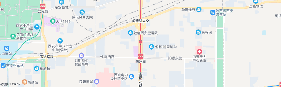 西安新兴骏景园_公交站地图_西安公交_妙搜公交查询2024
