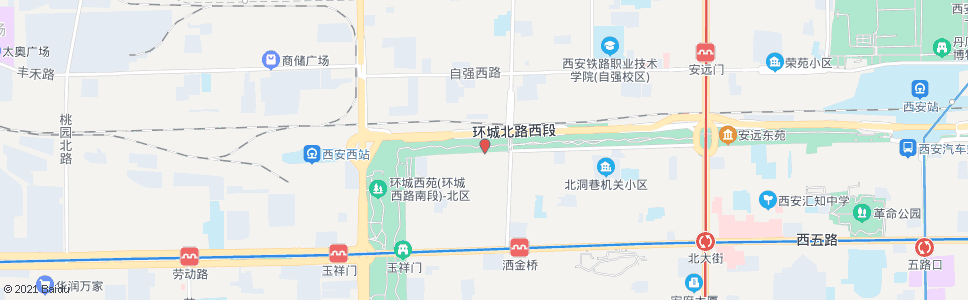 西安小北门_公交站地图_西安公交_妙搜公交查询2024