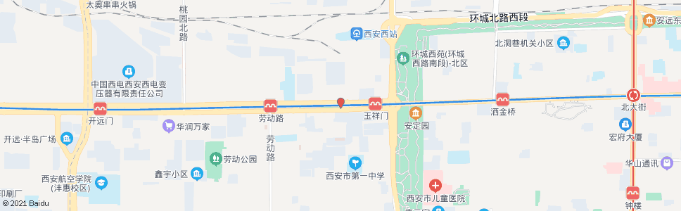 西安潘家村_公交站地图_西安公交_妙搜公交查询2024