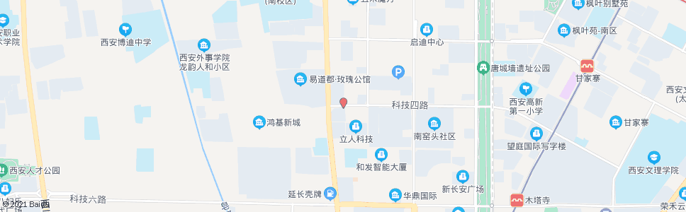 西安科技四路西段_公交站地图_西安公交_妙搜公交查询2024