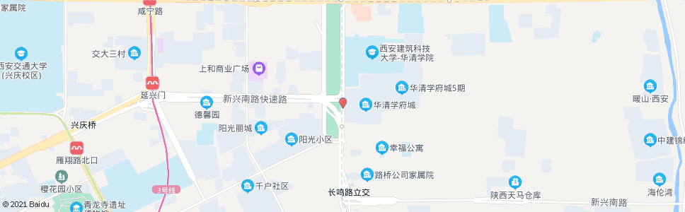 西安幸福路南口_公交站地图_西安公交_妙搜公交查询2024