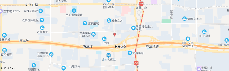 西安西三爻_公交站地图_西安公交_妙搜公交查询2024