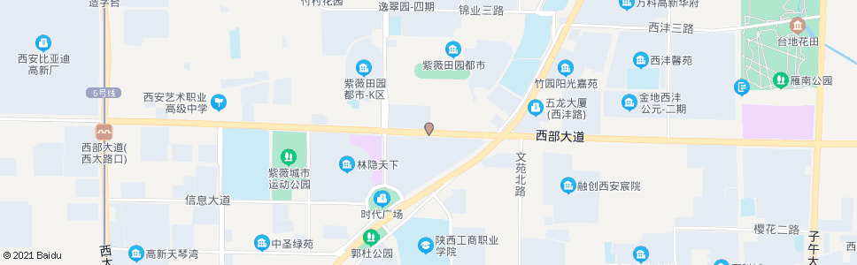 西安企业一号公园_公交站地图_西安公交_妙搜公交查询2024