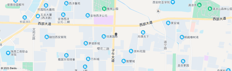西安子午路_公交站地图_西安公交_妙搜公交查询2024