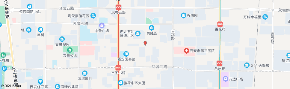 西安长庆兴隆园_公交站地图_西安公交_妙搜公交查询2024
