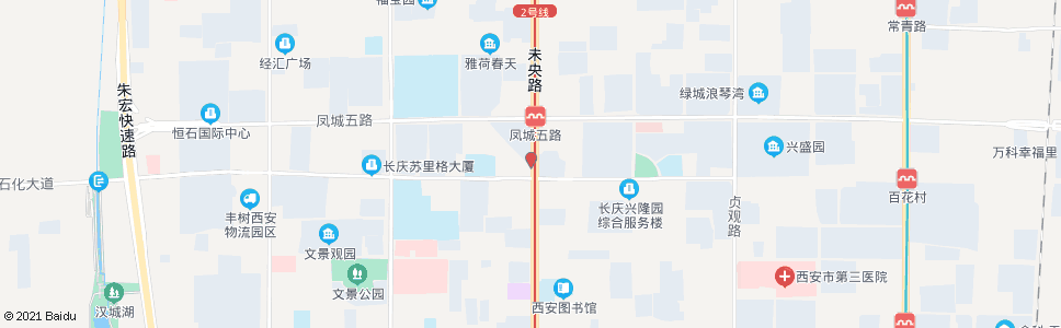 西安尤家庄_公交站地图_西安公交_妙搜公交查询2024