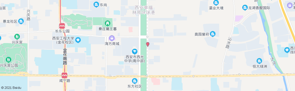 西安辛福中路_公交站地图_西安公交_妙搜公交查询2024