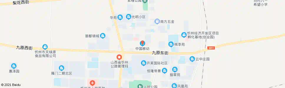 忻州移动公司_公交站地图_忻州公交_妙搜公交查询2024