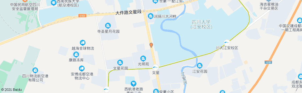 成都长城路一段_公交站地图_成都公交_妙搜公交查询2024