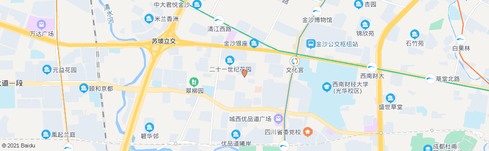 成都贝森路东_公交站地图_成都公交_妙搜公交查询2024
