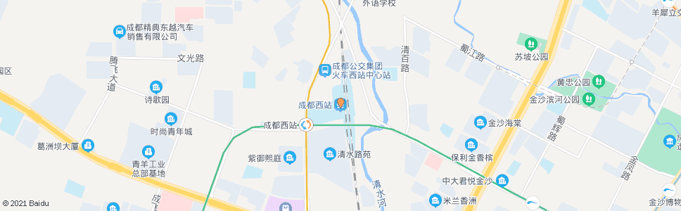 成都星河街西_公交站地图_成都公交_妙搜公交查询2024