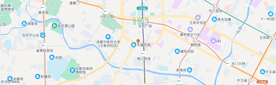 成都红照壁_公交站地图_成都公交_妙搜公交查询2024