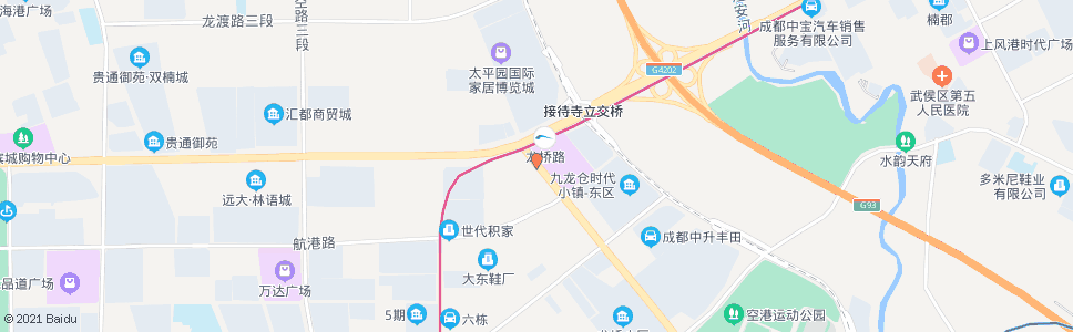 成都时代奥特莱斯_公交站地图_成都公交_妙搜公交查询2024