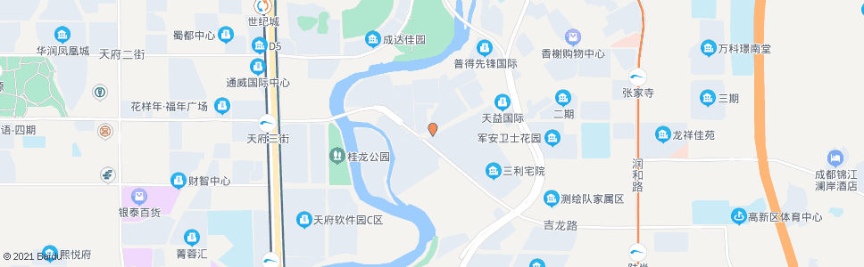 成都中和大道二段西_公交站地图_成都公交_妙搜公交查询2024