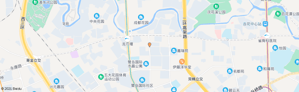成都大华街_公交站地图_成都公交_妙搜公交查询2024