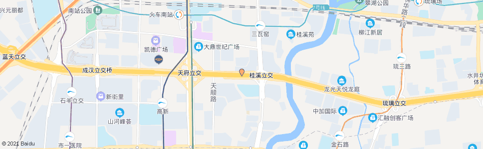 成都南三环路三段内侧_公交站地图_成都公交_妙搜公交查询2024