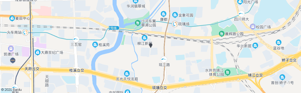成都科创路_公交站地图_成都公交_妙搜公交查询2024