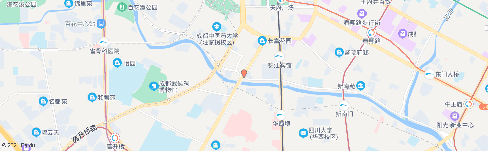 成都南门大桥_公交站地图_成都公交_妙搜公交查询2024
