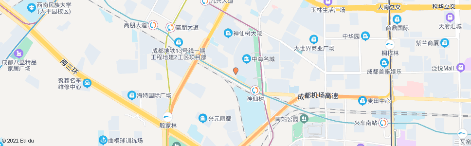 成都紫瑞北街南_公交站地图_成都公交_妙搜公交查询2024
