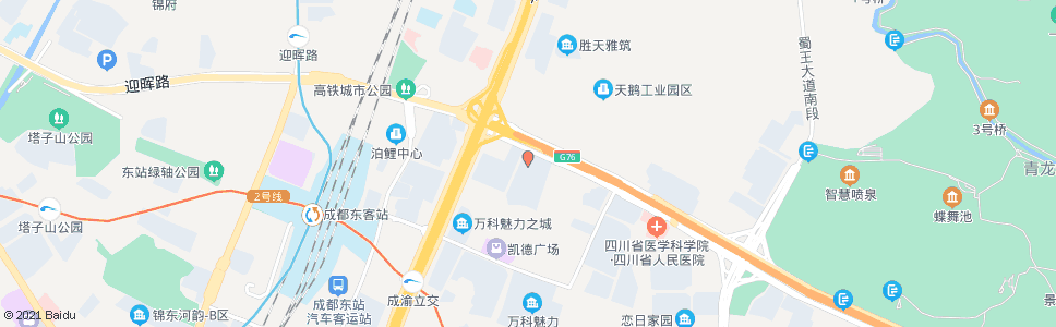 成都富丽东方_公交站地图_成都公交_妙搜公交查询2024