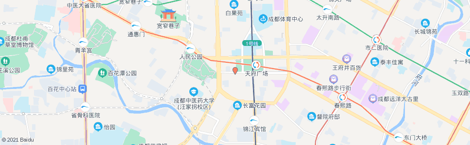 成都西御街_公交站地图_成都公交_妙搜公交查询2024