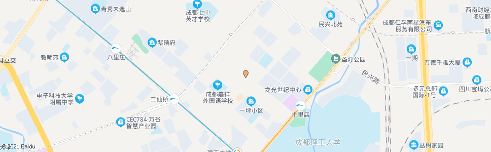 成都下涧槽路北_公交站地图_成都公交_妙搜公交查询2024