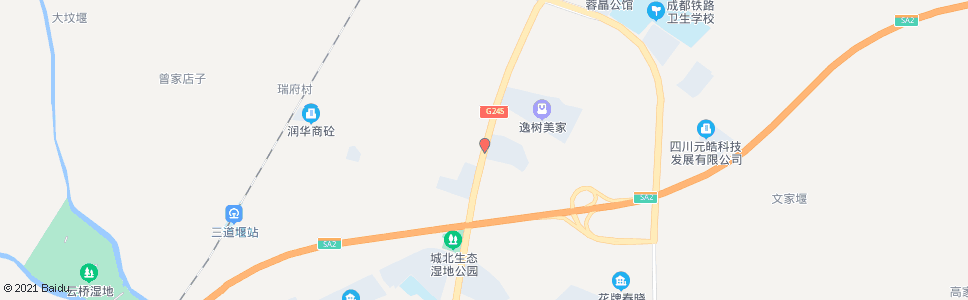 成都中平村_公交站地图_成都公交_妙搜公交查询2024