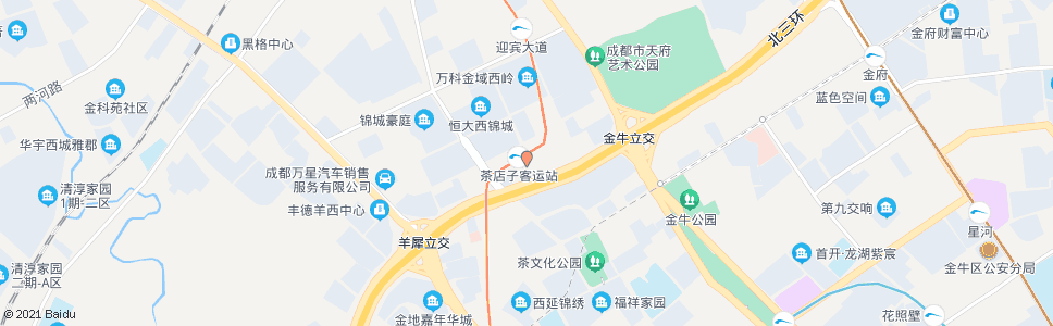 成都茶店子客运站_公交站地图_成都公交_妙搜公交查询2024