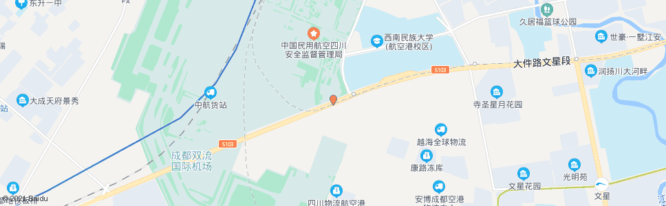 成都大件路机场路口_公交站地图_成都公交_妙搜公交查询2024