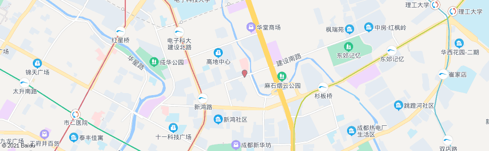 成都建设南二路_公交站地图_成都公交_妙搜公交查询2024