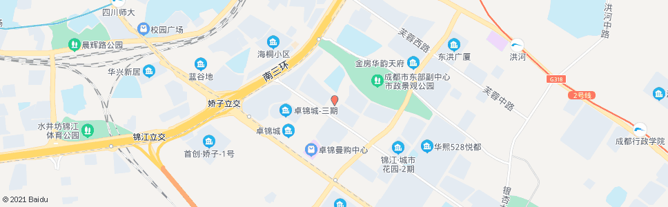 成都枫树街中_公交站地图_成都公交_妙搜公交查询2024