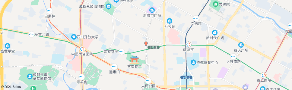 成都黄瓦街_公交站地图_成都公交_妙搜公交查询2024