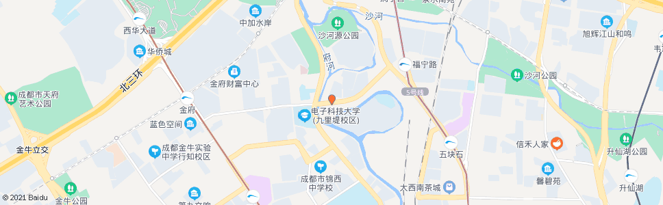 成都九里堤东路西_公交站地图_成都公交_妙搜公交查询2024