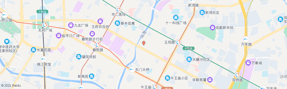 成都望平街_公交站地图_成都公交_妙搜公交查询2024