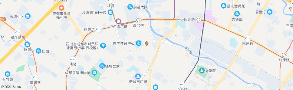 成都西体路_公交站地图_成都公交_妙搜公交查询2024