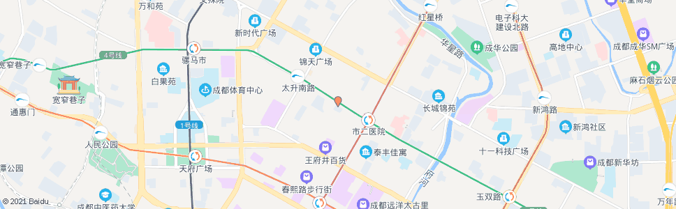 成都冻青树_公交站地图_成都公交_妙搜公交查询2024