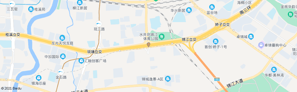 成都南三环路二段东外侧_公交站地图_成都公交_妙搜公交查询2024
